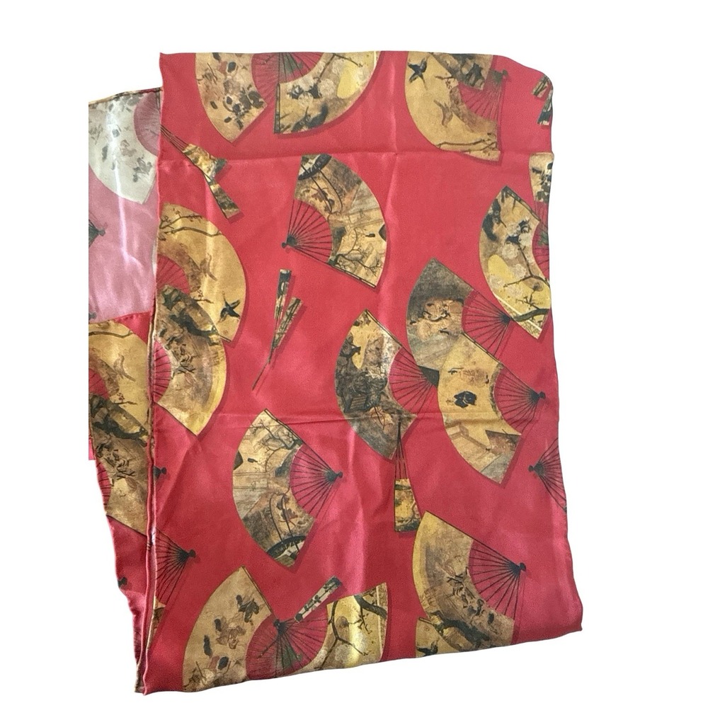 freer sackler tawaraya sotatsu silk scarf red smithsonian's museum asian art